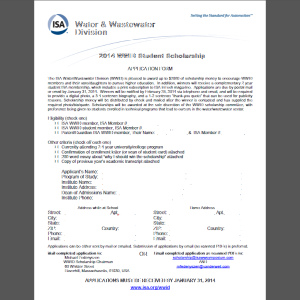 ISA-WWID_2014-scholarship-application_due-Jan31-2014_front-page
